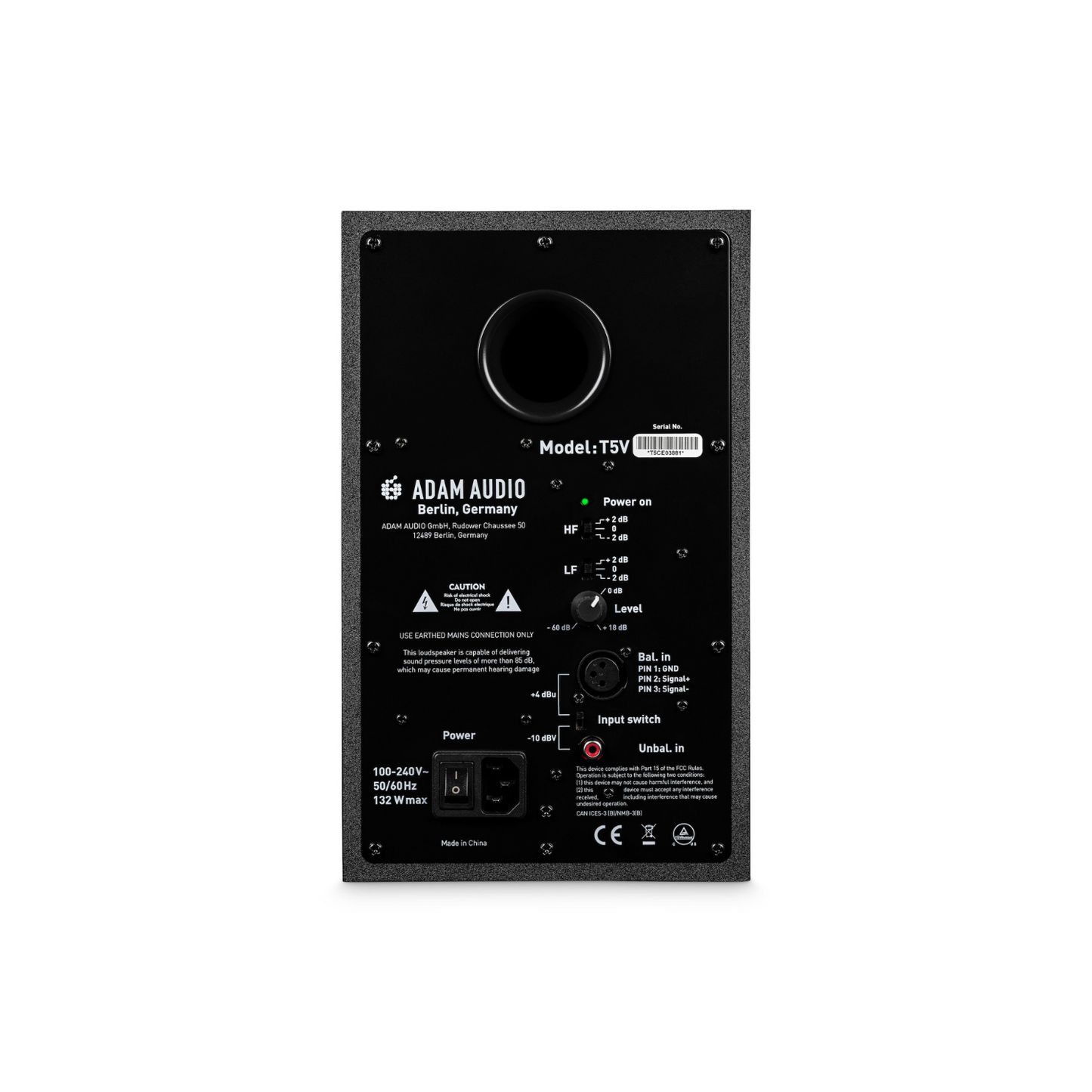 JULESALG Adam Audio T5V Nearfield Monitor, 2-way, 5" woofer (Pris pr. Stk.)