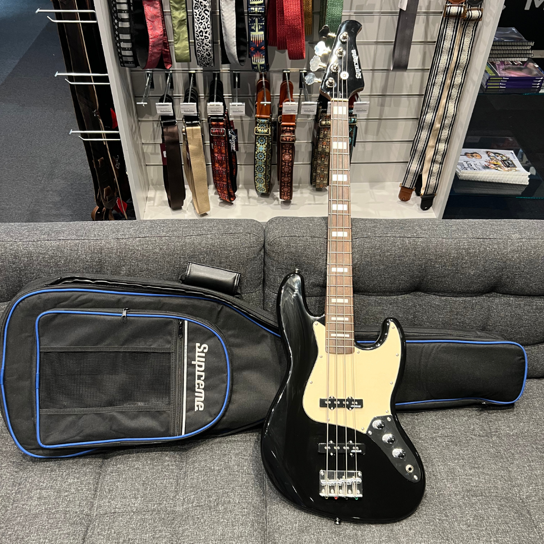 Supreme Jazz Bass Svart (brukt)