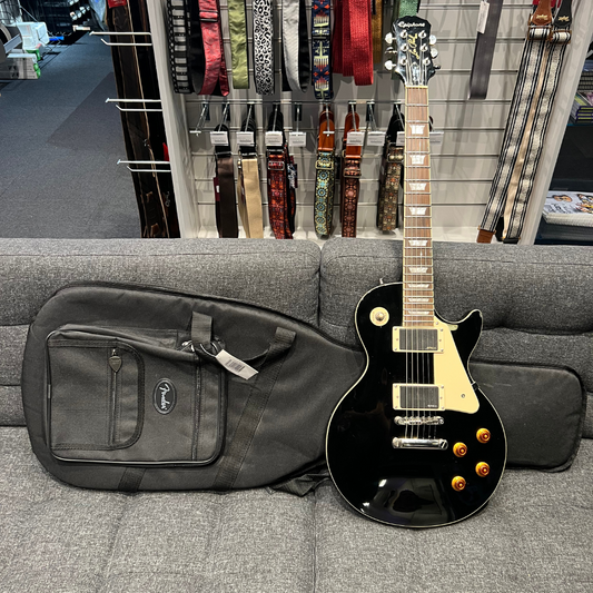 Epiphone Les Paul Standard Ebony m/ EMG (brukt)