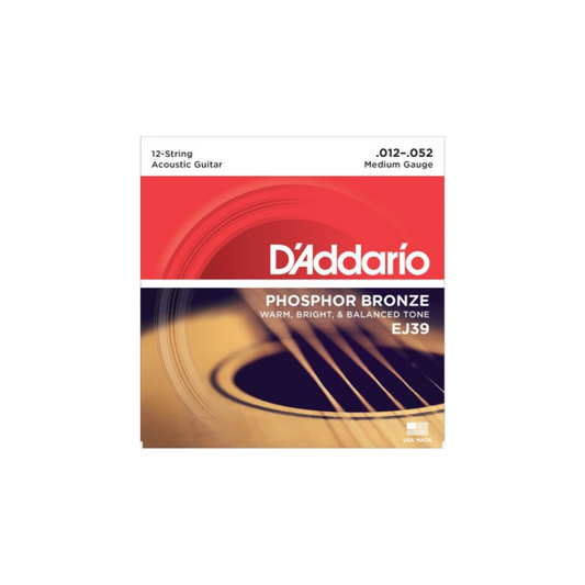 D'Addario Fretted EJ39 012 - 052 (12-Strängset)