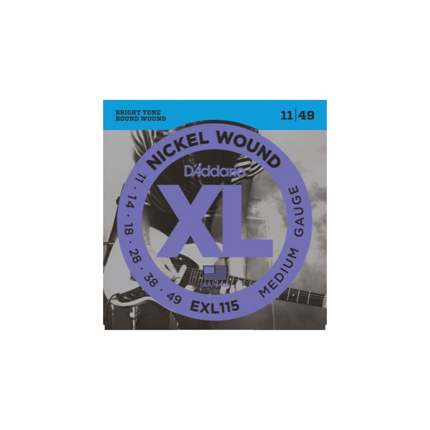 D'Addario Fretted EXL115 011 - 049