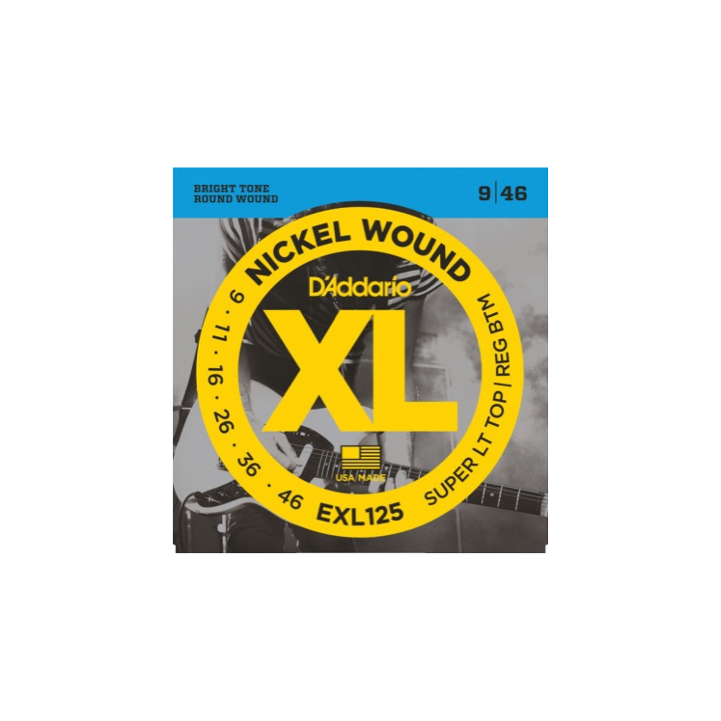 D'Addario Fretted EXL125 009 - 046