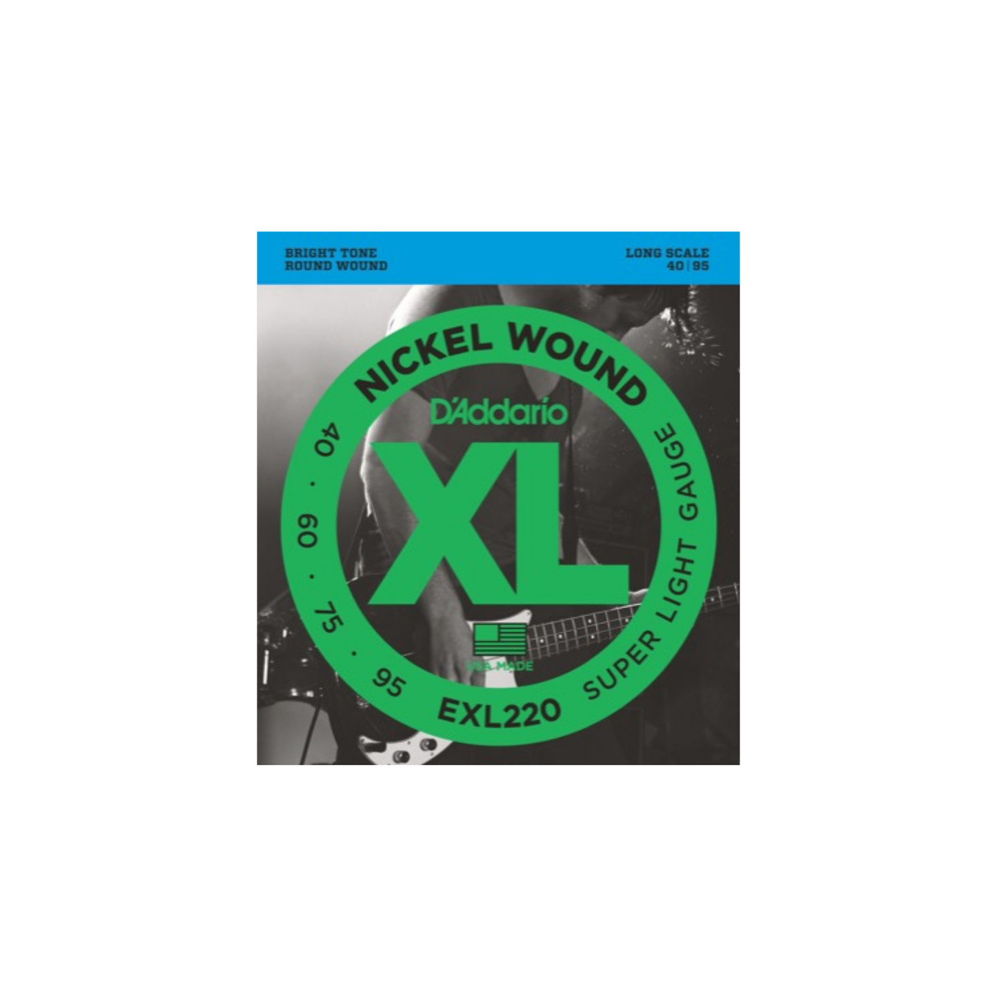 D'Addario Fretted EXL220 40-95