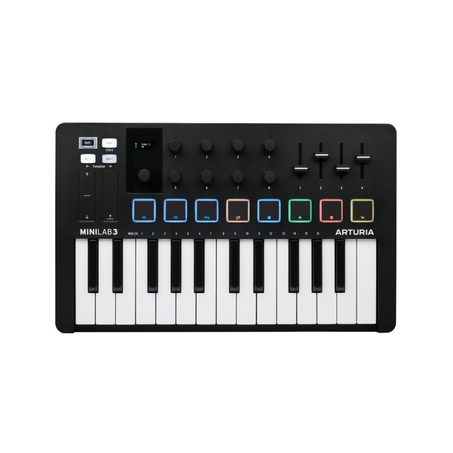 ARTURIA Minilab-3-BK USB Controller Keyboard, Black