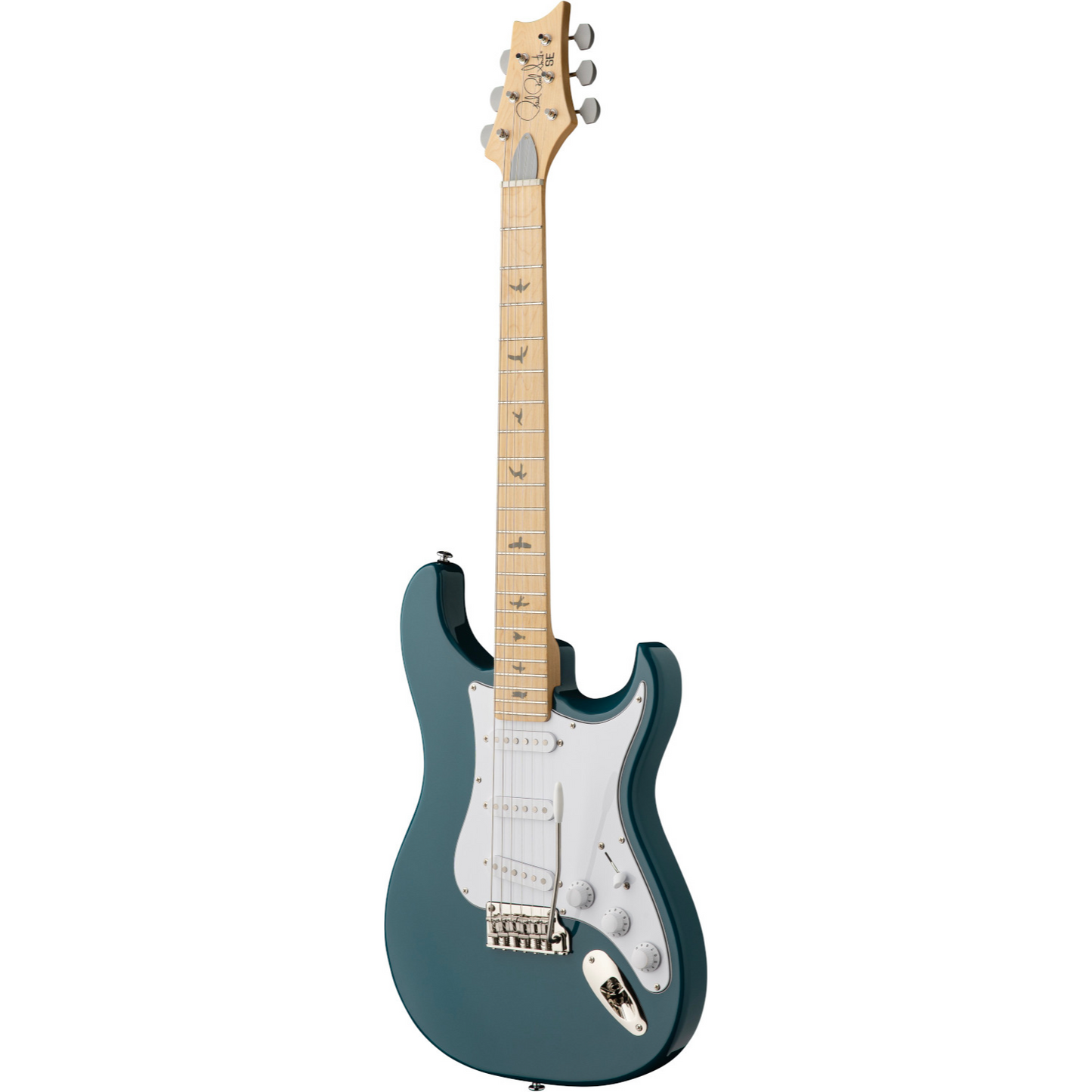 PRS SE Silver Sky Maple - Nylon Blue