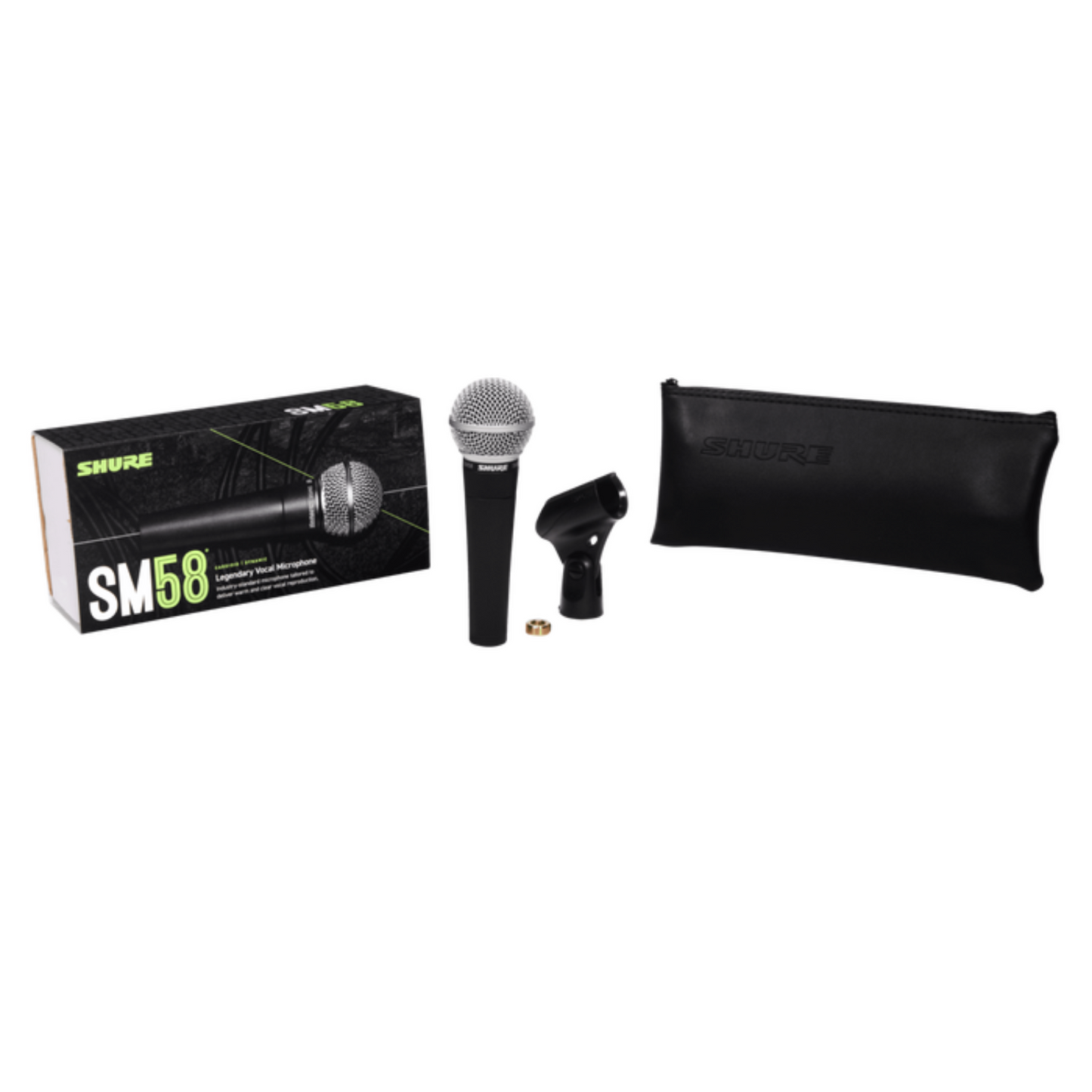 Shure SM58-LCE Microphone Dynamic Cardioid, Vocal