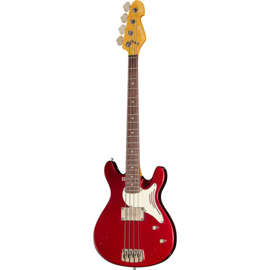 Sandberg Florence Short Scale Bass Soft Aged Ruby Red