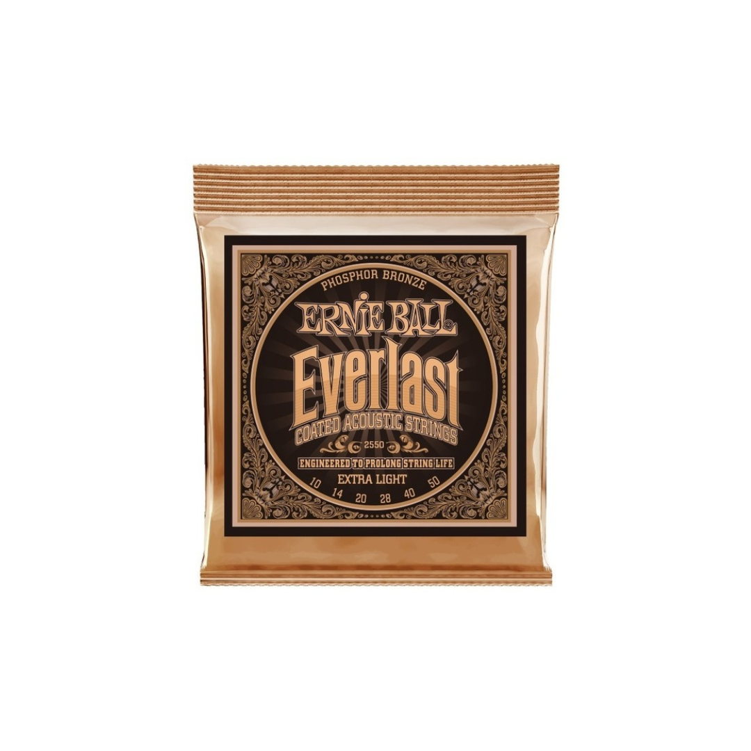Ernie Ball 2550 Everlast Phosphor Bronze Extra Light