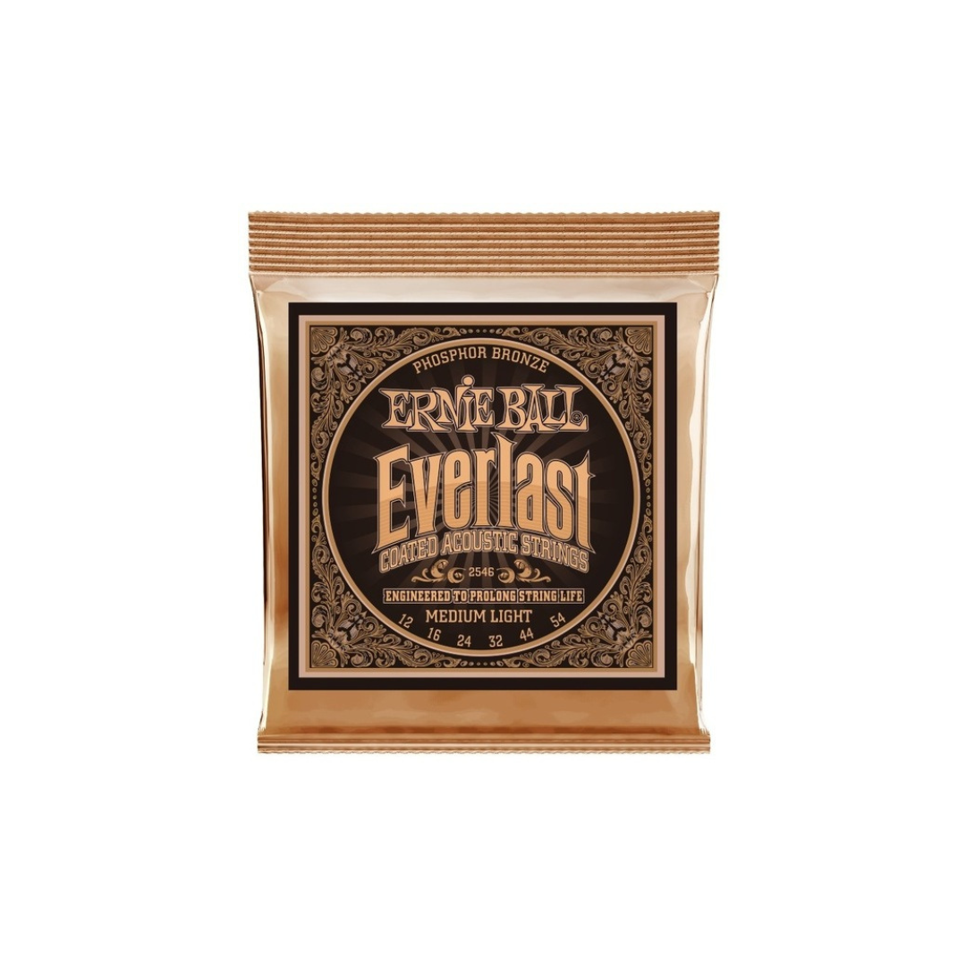 Ernie Ball 2546 Everlast Phosphor Bronze Medium Light