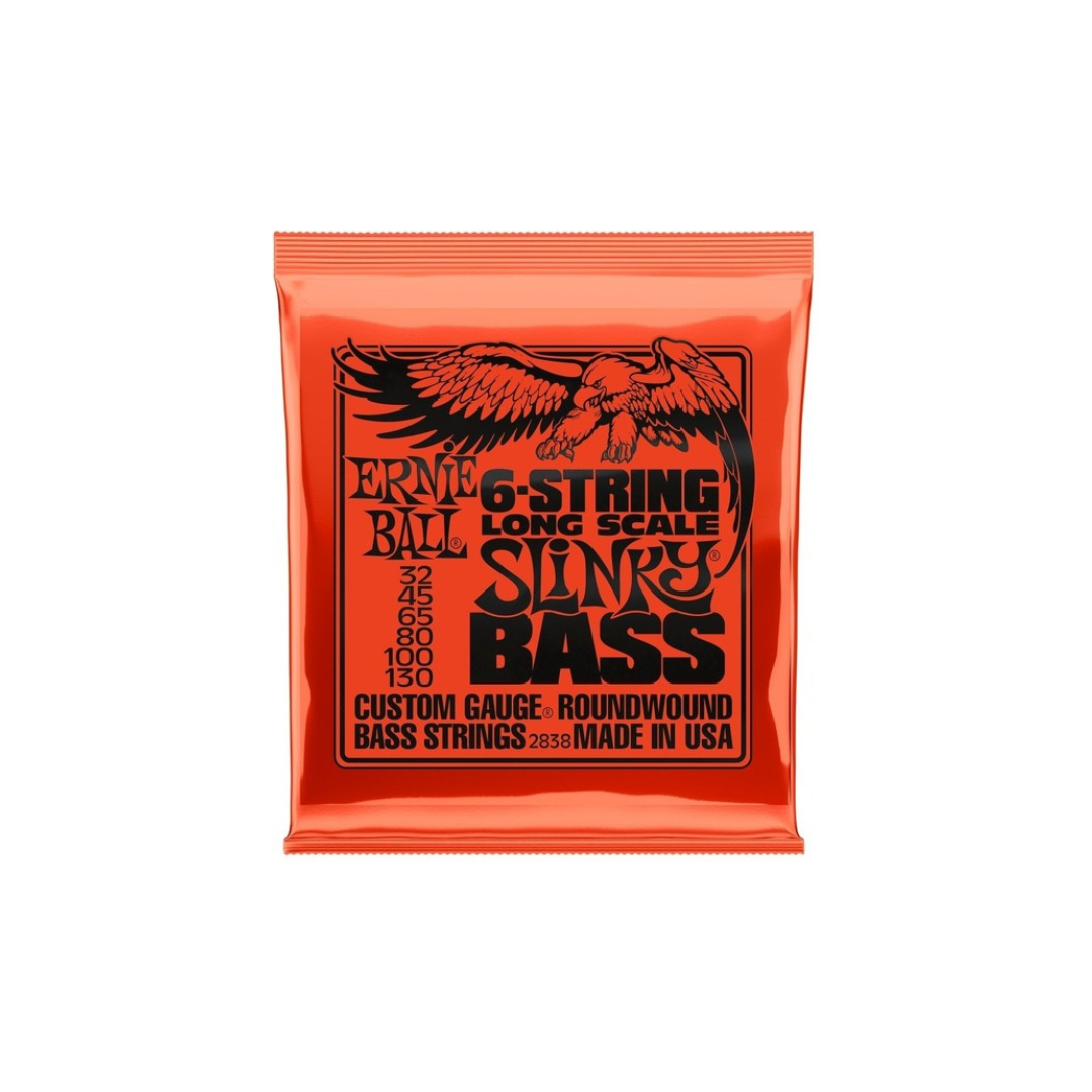 Ernie Ball 2838 6-String Bass Slinky Nickel
