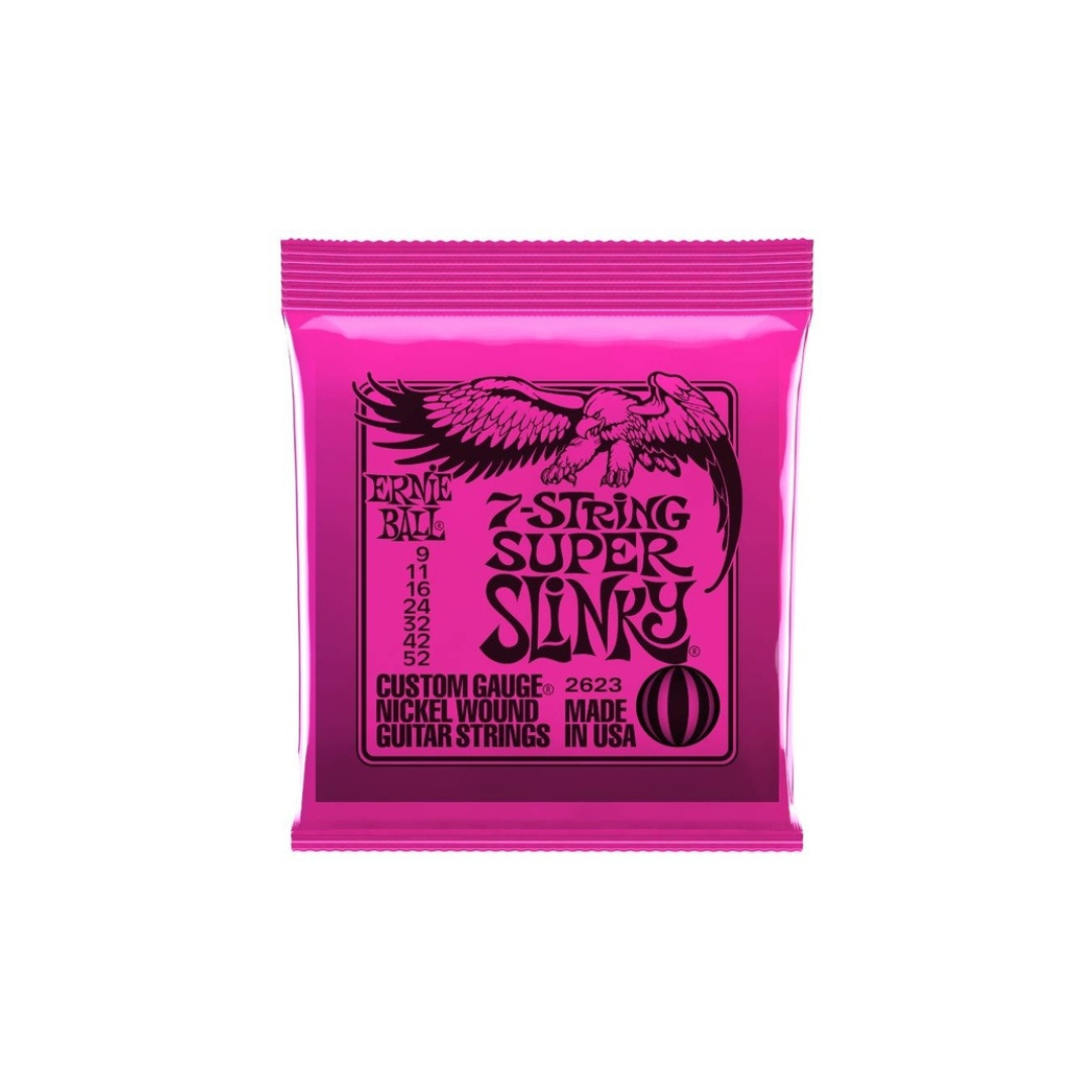 Ernie Ball 2623 7-String Super Slinky Nickel
