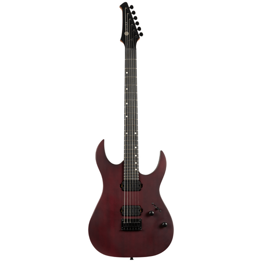Spira Guitars S-400 Satin Wine red