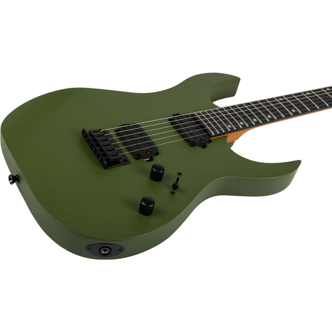 Spira Guitars S-400 Satin Dark green