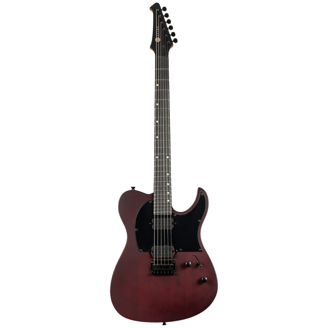 Spira Guitars T-400 Satin Wine red