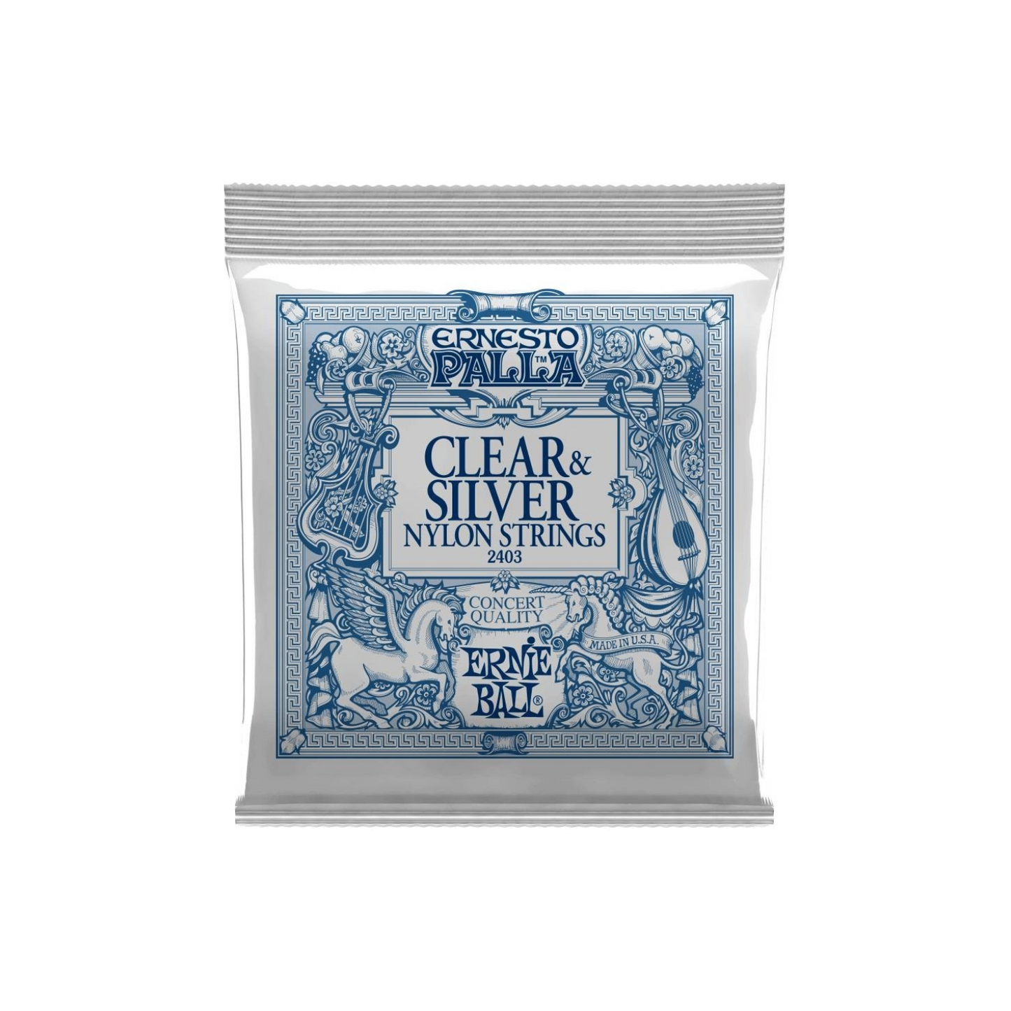Ernie Ball 2403 Clear & Silver Nylon strings