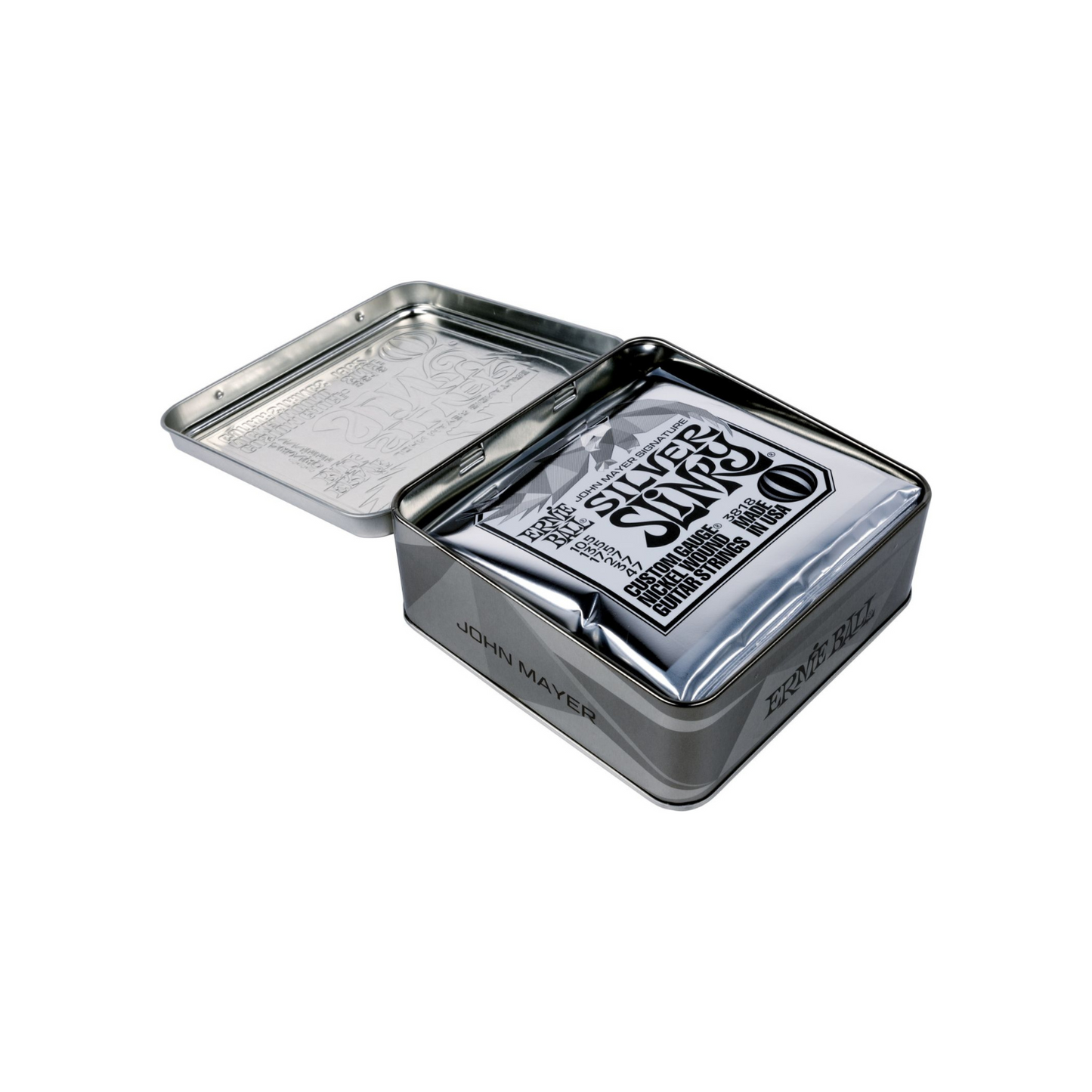 Ernie Ball 3818 John Mayer Silver Slinky Tin Pack