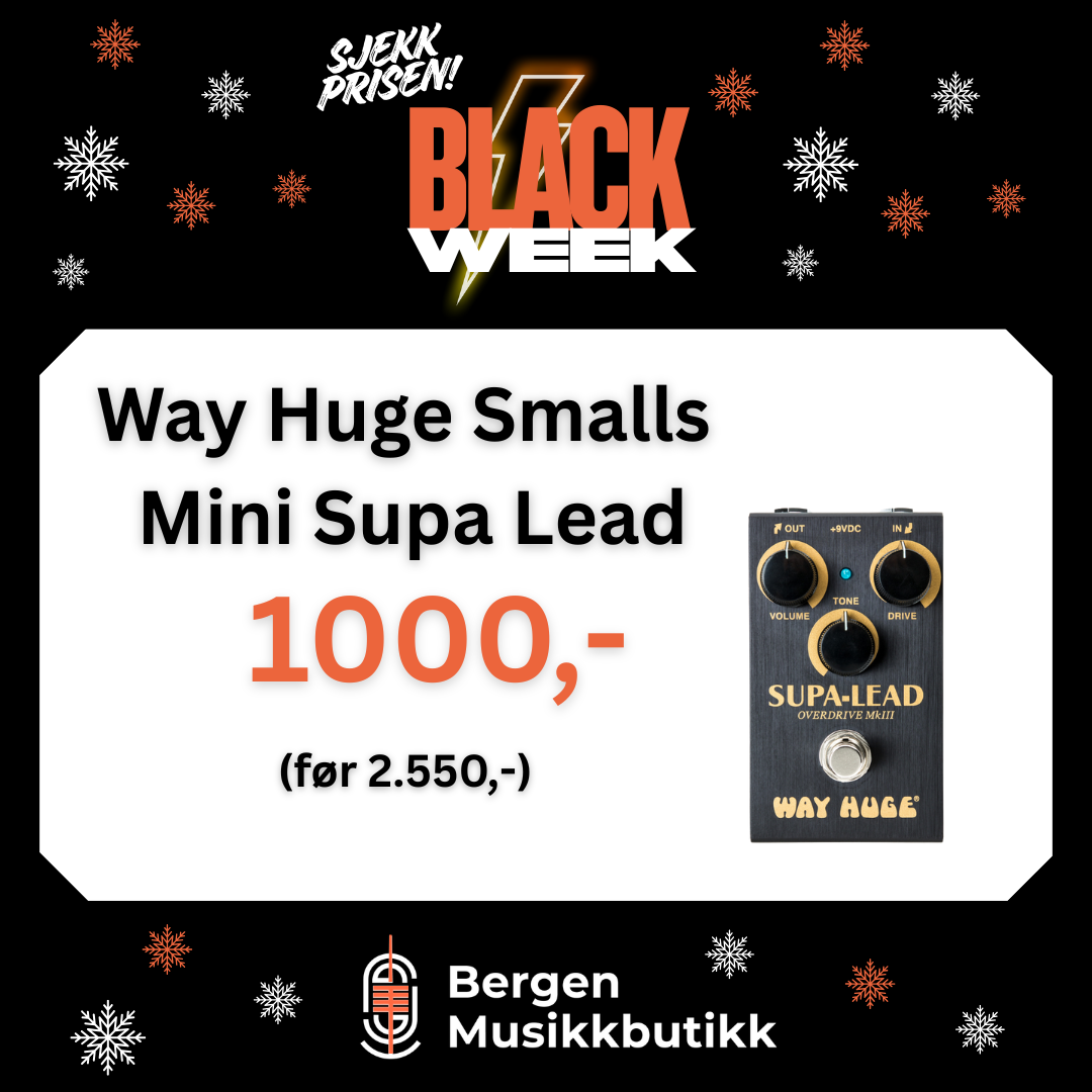 BLACK WEEK Way Huge Smalls WM31 Mini Supa Lead – Bergen Musikkbutikk