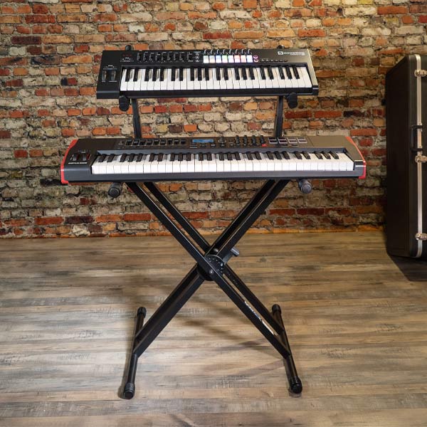 QL 742 KEYBOARD STAND DOUBLE TIER