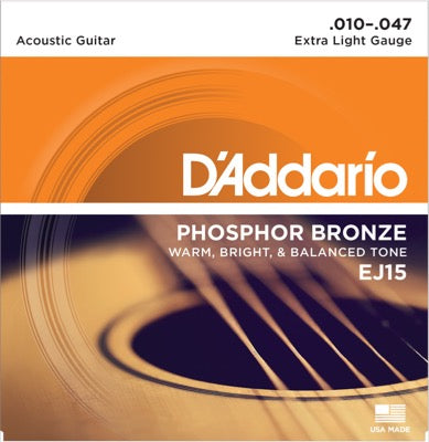 D'Addario Fretted EJ15 010 - 047