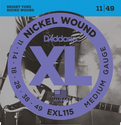 D'Addario Fretted EXL115 011 - 049