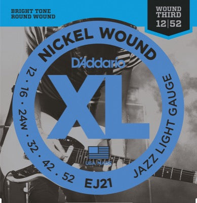 D'Addario Fretted EJ21 012 - 052