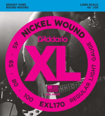 D'Addario Fretted EXL170 Light 045 - 100
