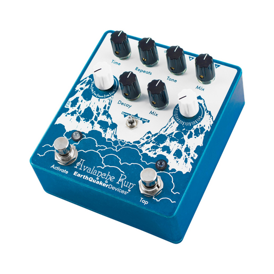 EarthQuaker Devices Avalanche Run V2 - Stereo Reverb & Delay with Tap Tempo