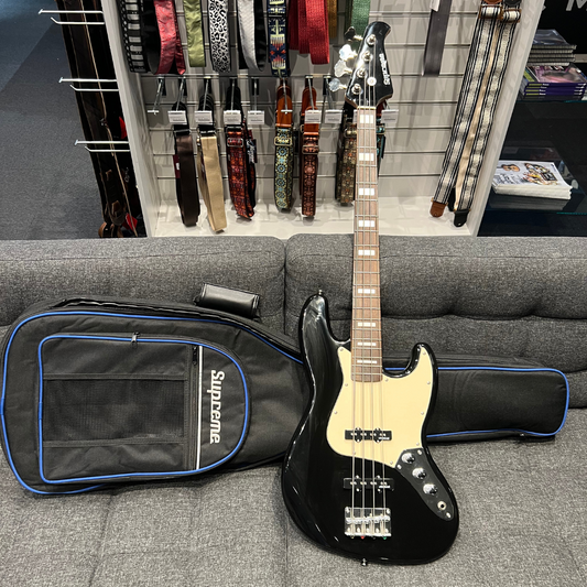 Supreme Jazz Bass Svart (brukt)