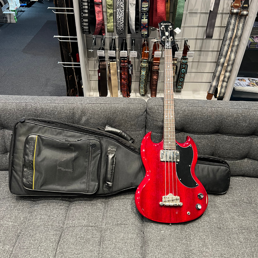 Epiphone EB-0 Cherry Bass (brukt)