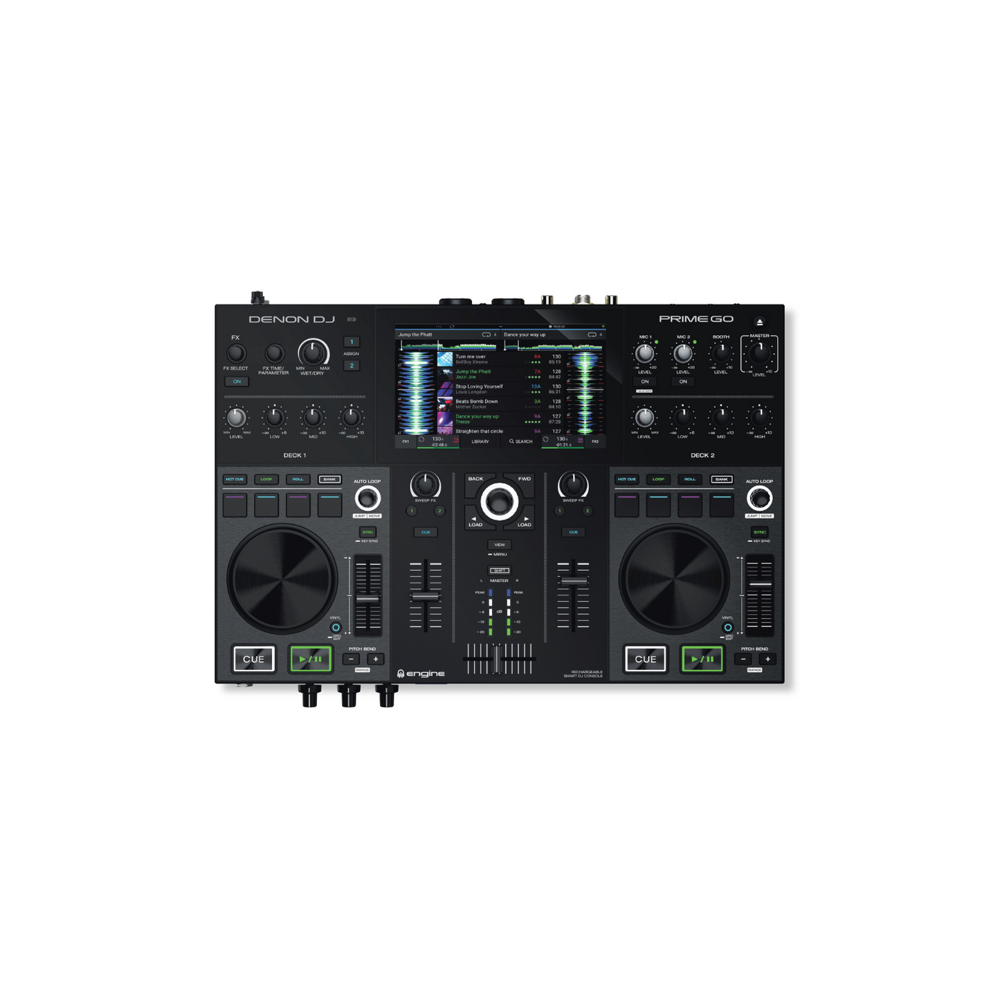 (Bestillingsvare, 3-4 dagers levering) DENON DJ PRIME GO