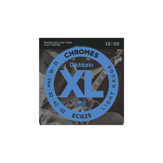 D'Addario Fretted ECG25 012 - 052