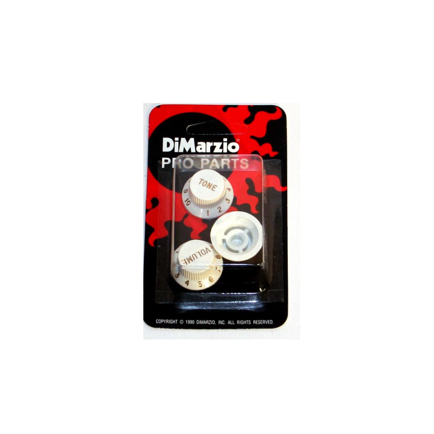 DiMarzio DM2111W Strat Knob Set White