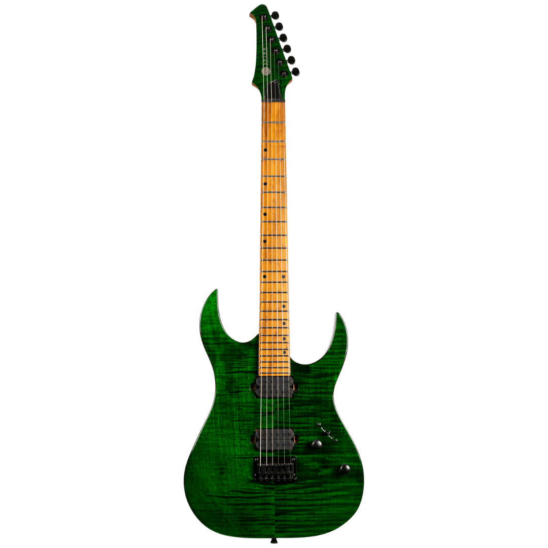 Spira Guitars S-450 Transparent Green