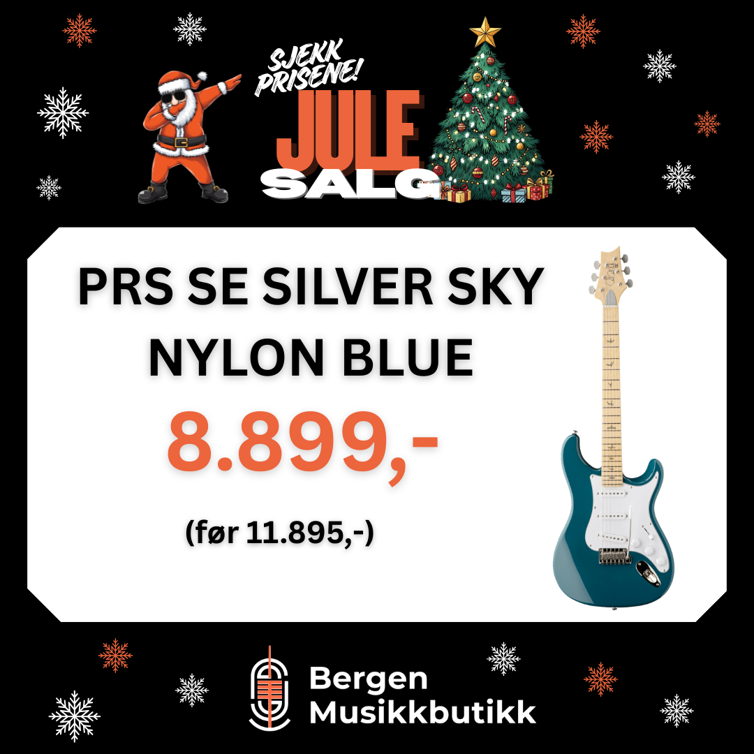 JULESALG PRS SE Silver Sky Maple - Nylon Blue