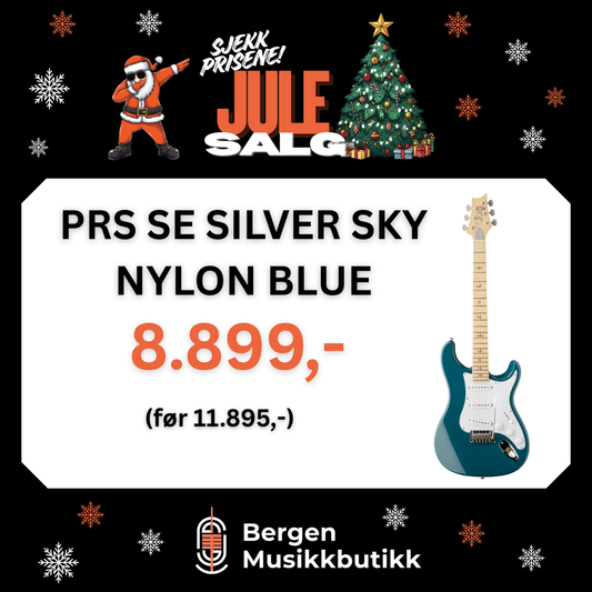 JULESALG PRS SE Silver Sky Maple - Nylon Blue