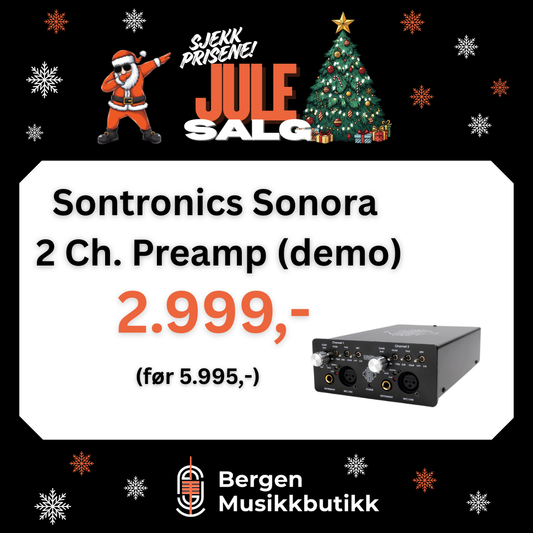 JULESALG Sontronics Sonora  2 Channel Preamp (demo)