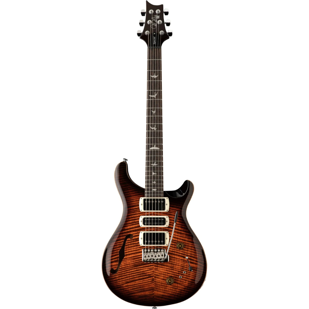 PRS SE Semi Hollow Orange Tiger Smokeburst