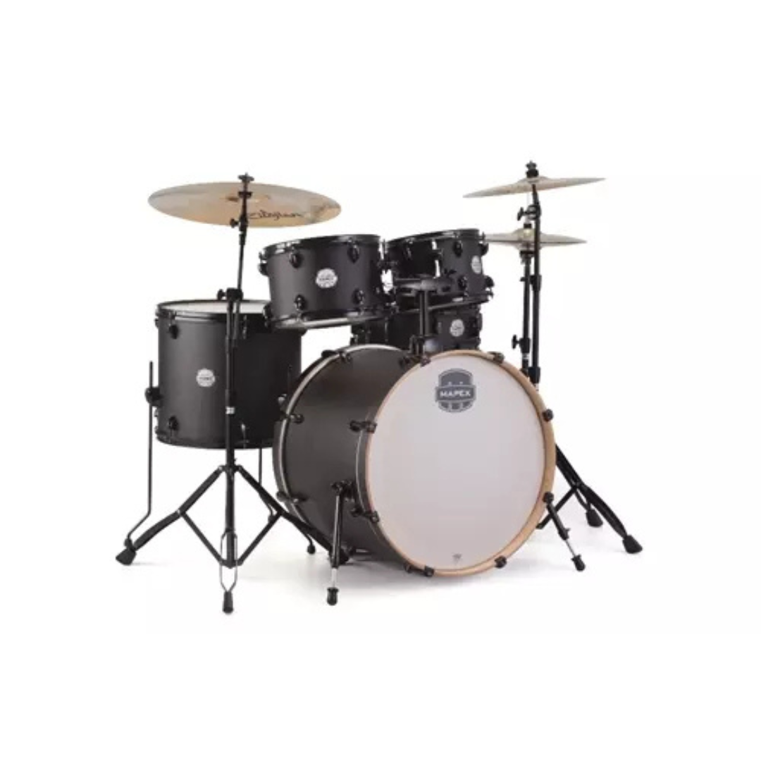 JULESALG Mapex ST5295FBIZ Trommesett + Zildjian S390 Cymbalpakke + Tama HT130 Stol