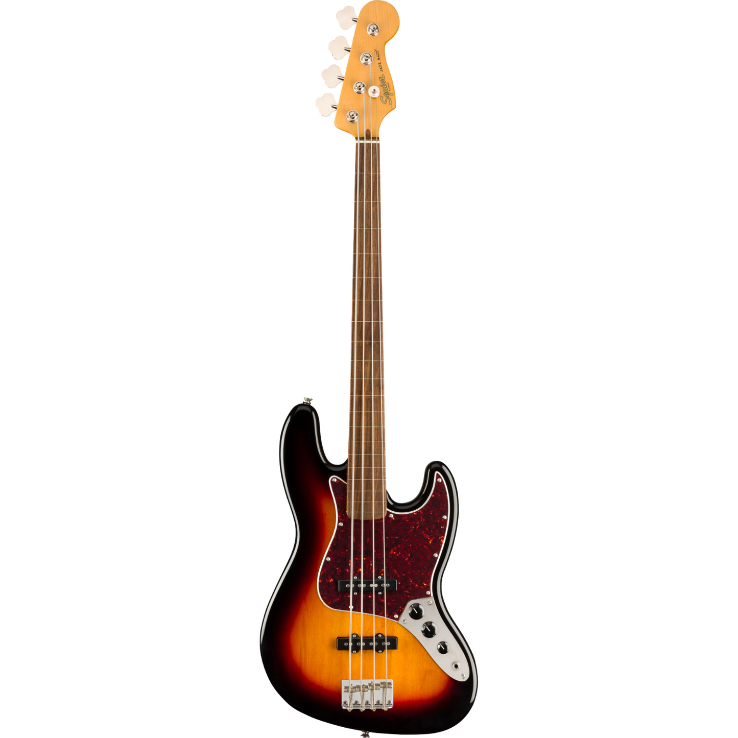 Squier Classic Vibe '60s Jazz Bass® Fretless 3-Color Sunburst