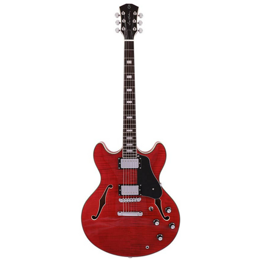 Sire H7 Series Larry Carlton Electric Archtop Guitar Cherry