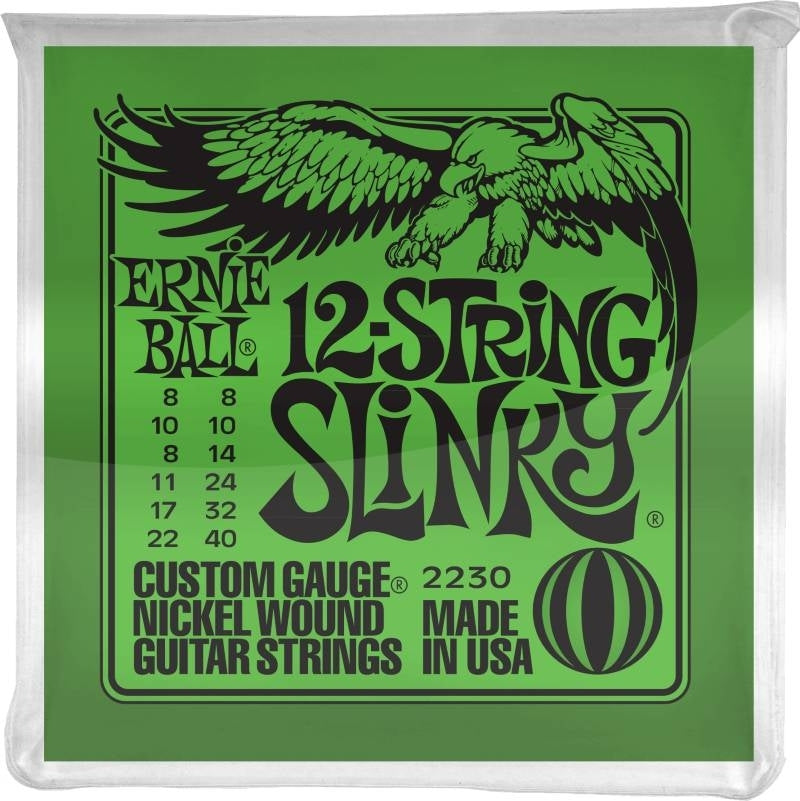 Ernie Ball 2230 12-String Electric Guitar Slinky Nickel