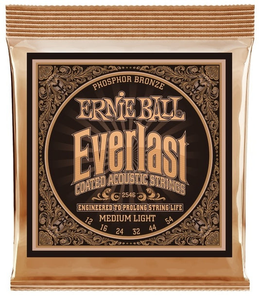 Ernie Ball 2546 Everlast Phosphor Bronze Medium Light