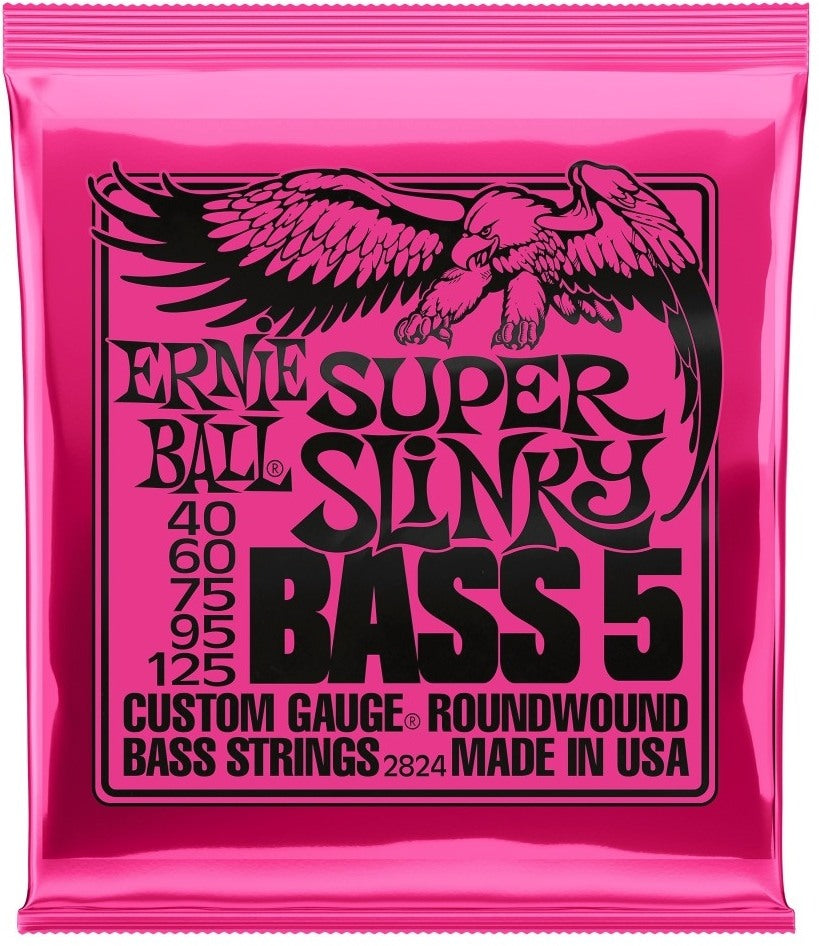 Ernie Ball 2824 5-String Bass Super Slinky Nickel