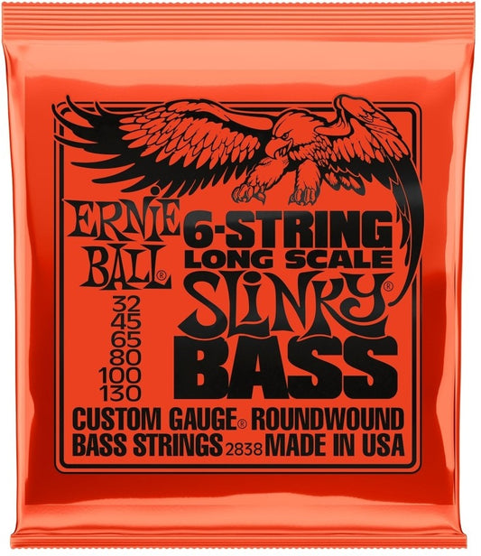 Ernie Ball 2838 6-String Bass Slinky Nickel