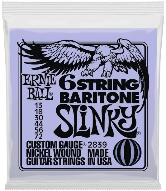 Ernie Ball 2839 Baritone Slinky Nickel