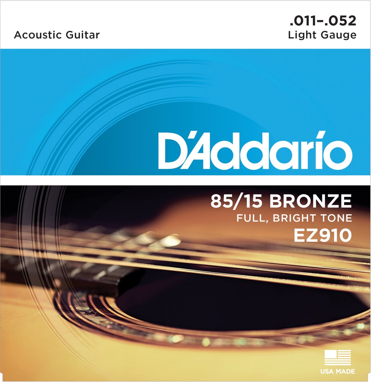 D'Addario Fretted EZ910 011 - 052