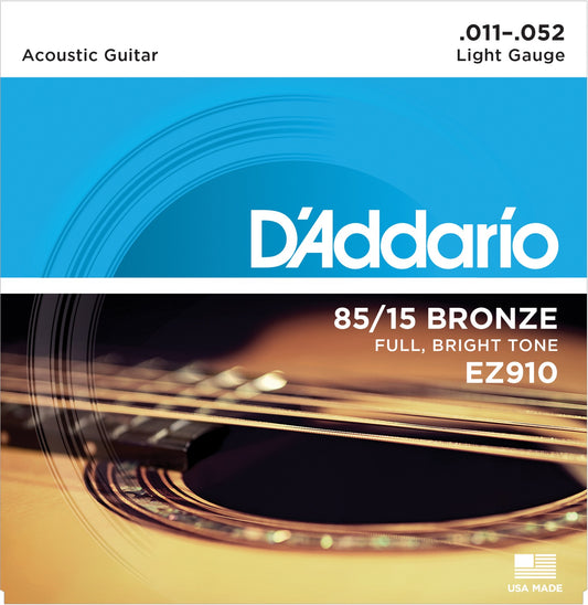 D'Addario Fretted EZ910 011 - 052