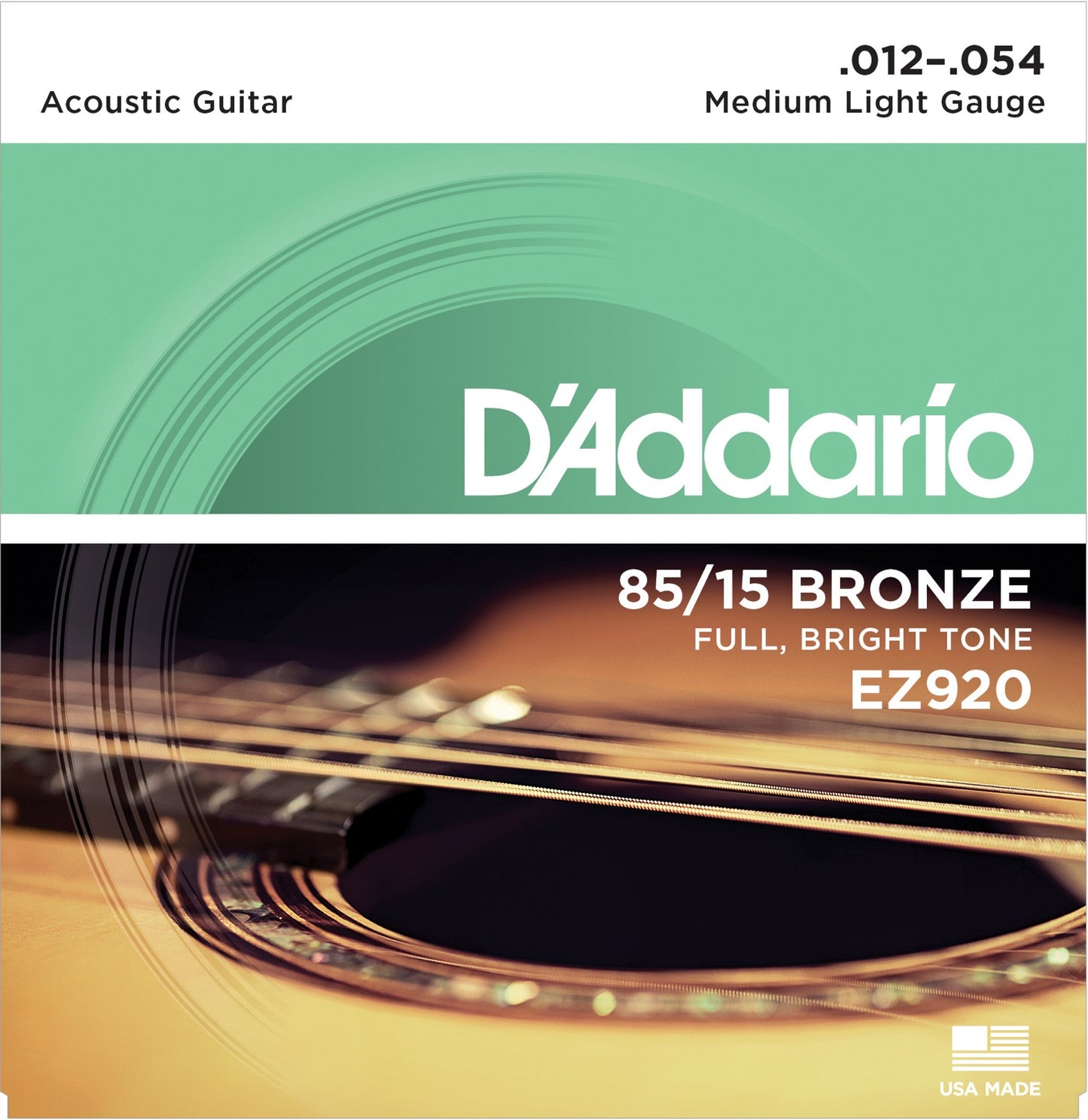 D'Addario Fretted EZ920 012 - 054